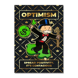 Alec Monopoly Art: Optimism Spread Positivity