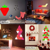 Triangle LED Light Panels - App Remote Gaming Light