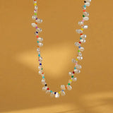 Strahlende Sunset Bloom-Halskette – Schmücken Sie Ihre Eleganz mit BabiesDecor.com