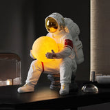 Astronaut Sculpture Statue Light Unique Decorative Piece