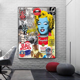 Affiche Pop Art Marilyn: Chef-d'œuvre vibrant et emblématique