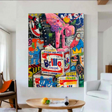 Art Posters Singer Star and Famous Painting Character Graffiti Canvas Painting Street Artworks Pictures Home Decor