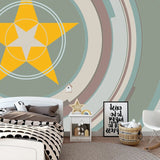 You Are a Star Nursery Wallpaper: Kids Room Wallpaper Mural