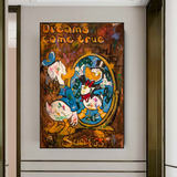 Scrooge McDuck Dreams Come True Millionaire-Wandkunst-Poster