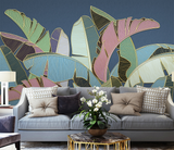 Tapetenwandbilder mit tropischen farbigen Blättern
