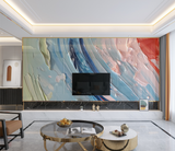 Marble Wallpaper Murals - Colourful Splash Design