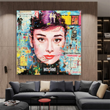 Audrey Hepburn Classic Canvas Art - Exquisite Reproduction
