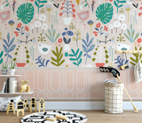Papiers peints muraux à feuilles florales - Transformez vos murs