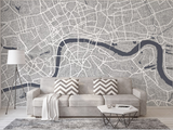 London Map Wallpaper Murals