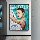 Audrey Hepburn Vanity Fair Poster - Exquisite Collection