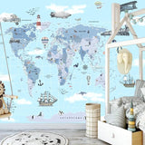 Exploring Animal Kingdom World Map Wallpaper