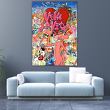 Pink Panther Viva Lavida Canvas Poster Canvas Wall Art