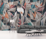 Geometric Floral Wallpaper Murals Perfect for Modern Décor