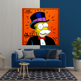 Art sur toile Simpsons par Alec