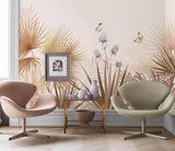 Elegantes Thema „Blumenpflanzen“ – Tropische Tapetenwandbilder