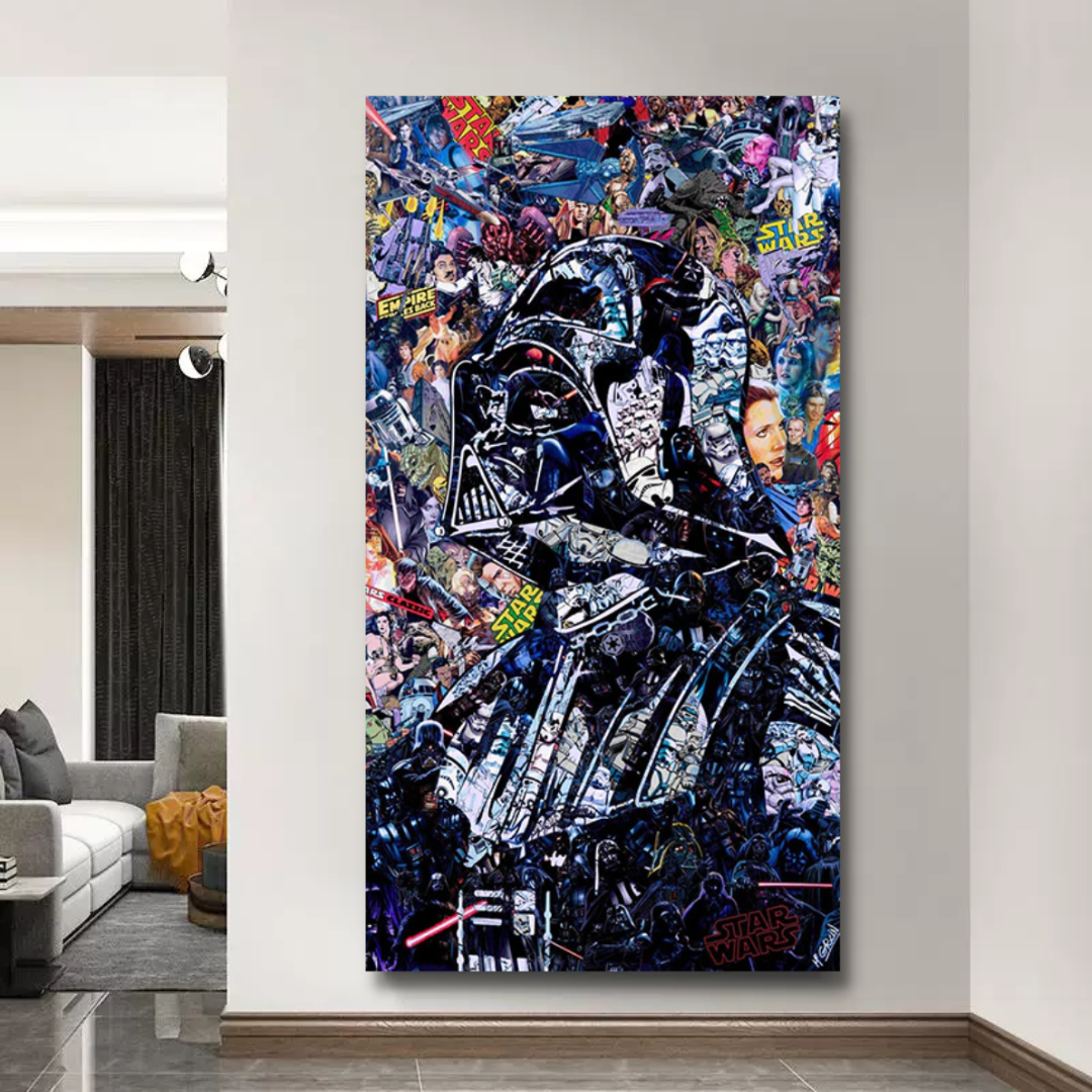 Disney Star Wars Poster Darth Vader Canvas Wall Art