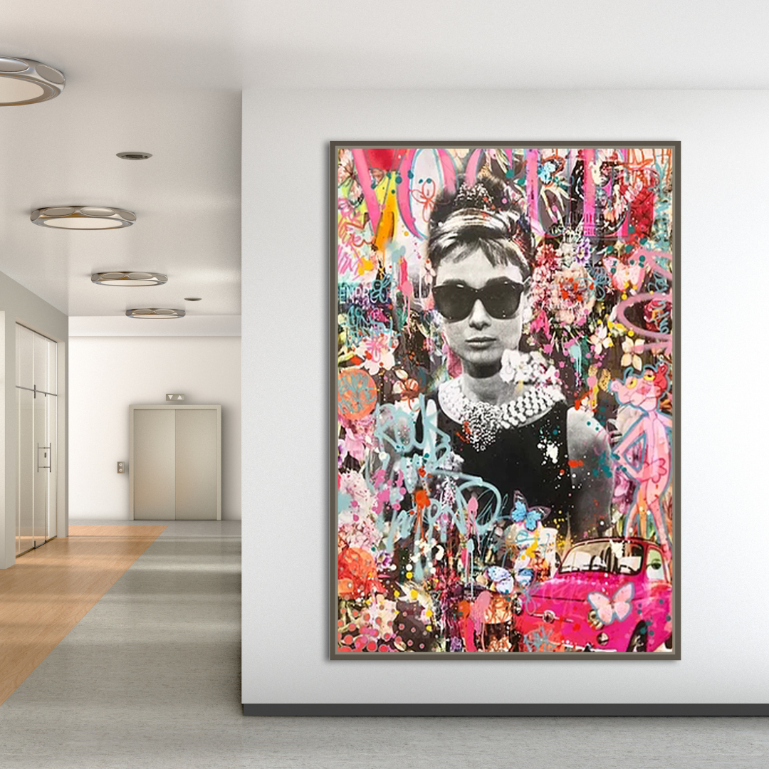 Audrey Hepburn Vogue Canvas Wall Art: Bring Elegance Home