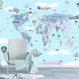 Exploring Animal Kingdom World Map Wallpaper
