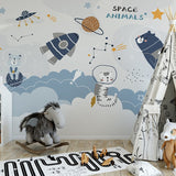 Cosmic Space Rocket Adventures Wallpaper