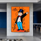 Alec Monopoly Hermes: Magician Art for Unique Wall Decor