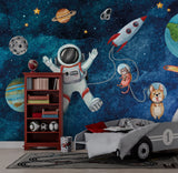 Astronaut Galaxy Wallpaper Mural - Transform Your Space