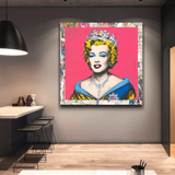 The Crowned Queen: Marilyn Poster for Vintage Collectors