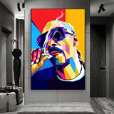 Snoop Berühmter Sänger HipHop Leinwand-Wandkunst