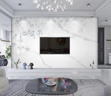 Weiß schattiertes Steindesign – Marmor-Tapeten-Wandbilder