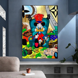Art mural sur toile Oncle Scrooge – Collection exclusive