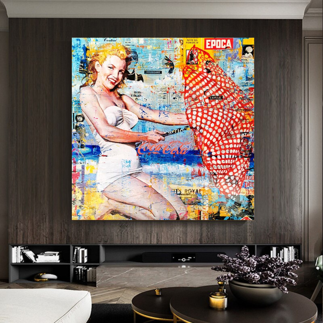 Beach Lovers: Marilyn Poster – Unmatched Beach Vibes