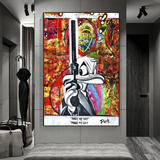 Scrooge McDuck All i need is Love Canvas Wall Art