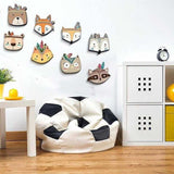 Animals Head Wall Stickers For Kids Rooms | Animals Wall Stickers | Gift for kids