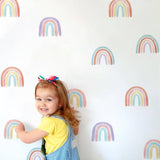 Rainbow Wall Stickers | Rainbow Wall Decal | Rainbow Wall Print