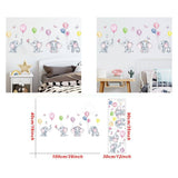 Animals hanging from Balloons Wall decal | Nursery Wall Murals | Gifts for kids