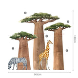 Woodland Forest Animals Wall stickers | Kids room wall sticker | Gift for kids