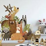 Forest Animals Wall Stickers | Nursery Wall Murals | Gifts for kids