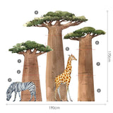 Woodland Forest Animals Wall stickers | Kids room wall sticker | Gift for kids
