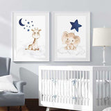 Baby Name Poster: Cute Animal Designs & Personalized Art