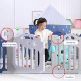 Playpen Fence for Kids | Baby Soft Play Fence Area