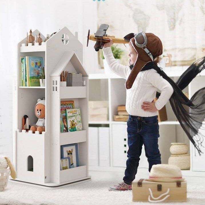 Kids Books Storage Rack | Toys Storage Cabinet Large | Books Organising Cabinet