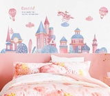 Princess Castle Wall Sticker | Girls Room Wall Decal | Castle Wall Decal