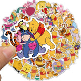 Disney Cartoon Winnie The Pooh Stickers Pack | Famous Bundle Stickers | Waterproof Bundle Stickers