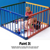 Wooden Play Fence | Playpen Fence for Kids | Kids Playpen Fence