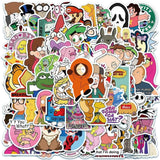 Gravity Falls Mickey Mouse Stickers Pack | Famous Bundle Stickers | Waterproof Bundle Stickers
