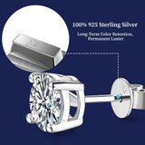 Moissanite Diamond Stud Earrings - Exquisite and Timeless