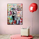 Banksy I will Love you forever Canvas Wall Art