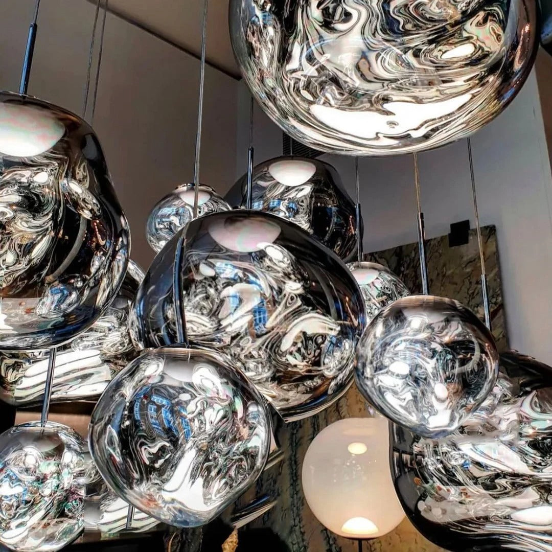 Lava Glass Pendant Hanging Lamp for Modern Interior