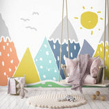 Kids Room Mountain Wallpaper - Space with scenic beauty