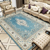 Traditional Persian Off Turquoise Luxury Rug